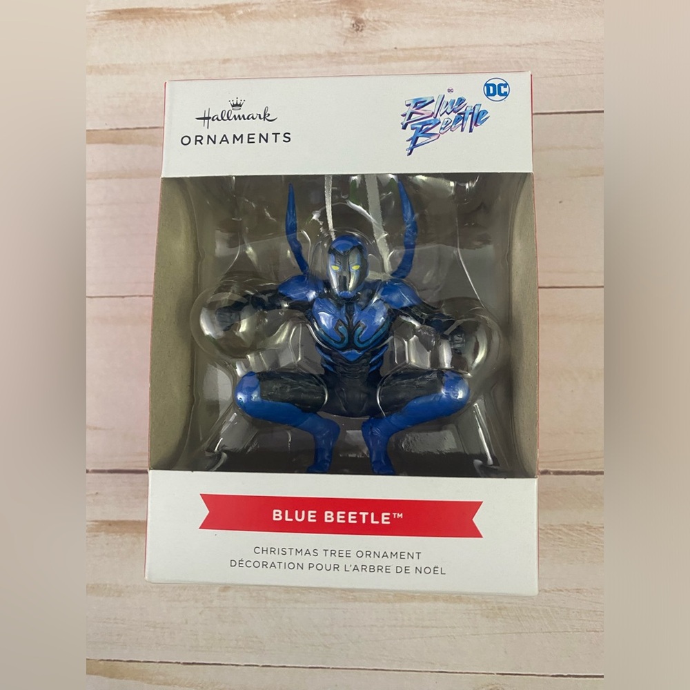 Hallmark Ornament DC Blue Beetle Ornament New in Box
